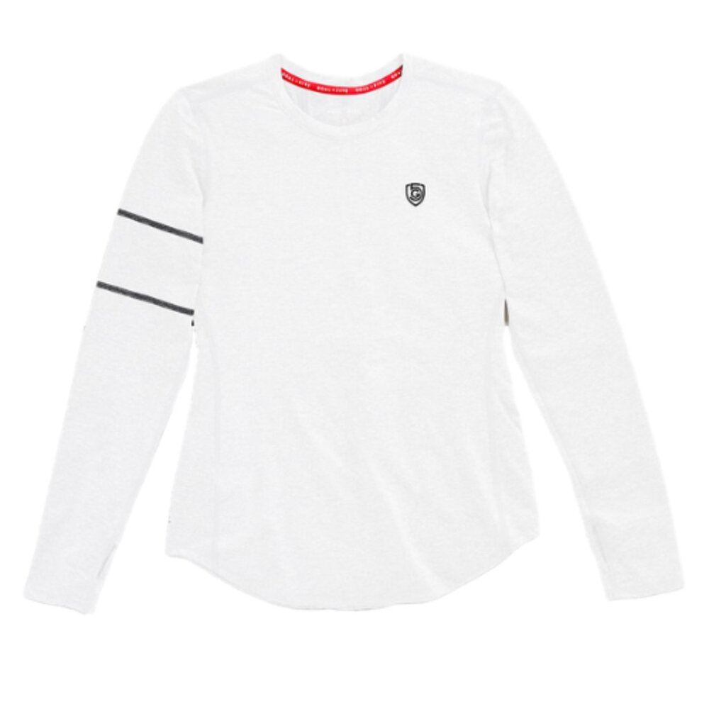 Women's Longsleeve Workout Top (White)